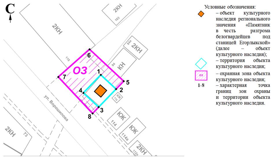 Постановление Правительства Ростовской области от 10.02.2020 N 71 "Об установлении зон охраны объекта культурного наследия регионального значения "Памятник в честь разгрома белогвардейцев под станицей Егорлыкской" и утверждении требований к градостроительным регламентам в границах территорий данных зон"