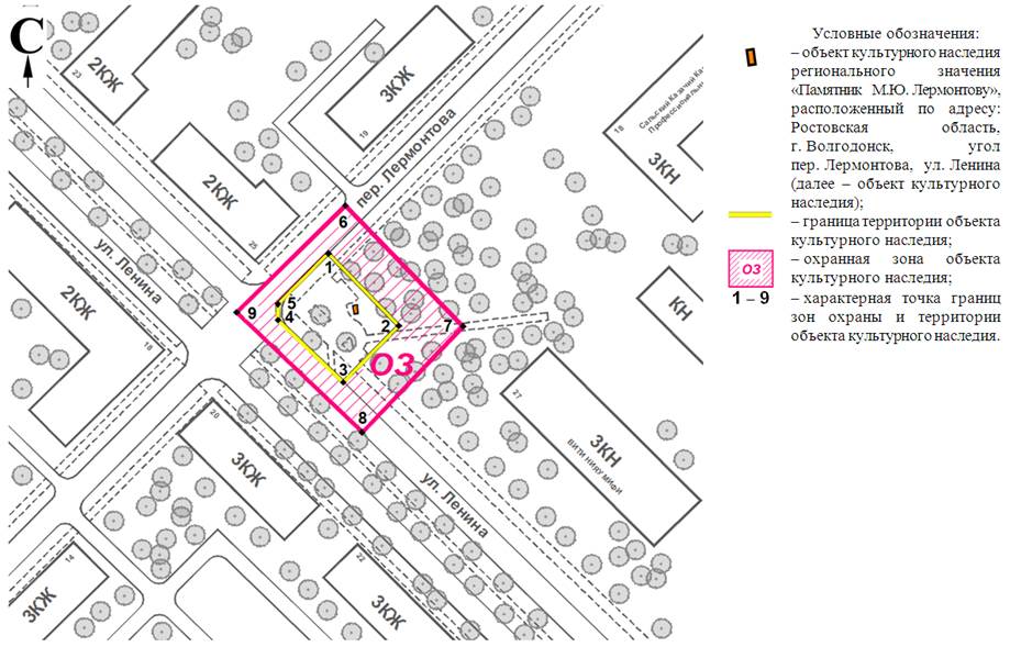 Постановление Правительства Ростовской области от 23.03.2020 N 204 "Об установлении зон охраны объекта культурного наследия регионального значения "Памятник М.Ю. Лермонтову" и утверждении требований к градостроительным регламентам в границах территорий данных зон"