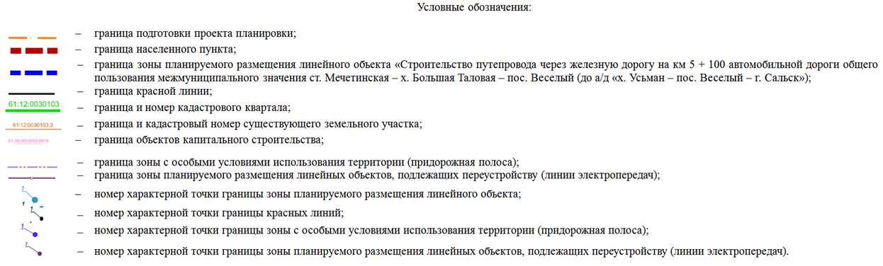 Постановление Правительства Ростовской области от 31.08.2021 N 678 "Об утверждении проекта планировки и проекта межевания территории размещения линейного объекта "Строительство путепровода через железную дорогу на км 5 + 100 автомобильной дороги общего пользования межмуниципального значения ст. Мечетинская – х. Большая Таловая – пос. Веселый (до а/д "х. Усьман – пос. Веселый – г. Сальск")"