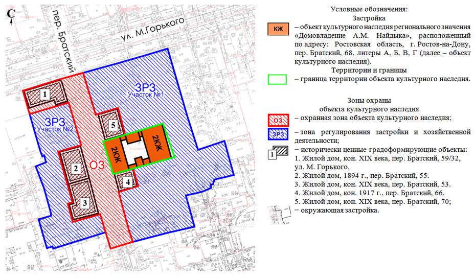 Постановление Правительства Ростовской области от 21.03.2023 N 195 "Об установлении зон охраны объекта культурного наследия регионального значения "Домовладение А.М. Найдыка" и утверждении требований к градостроительным регламентам в границах территорий данных зон"