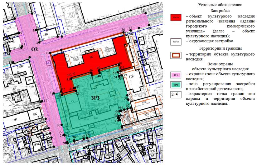 Постановление Правительства Ростовской области от 07.08.2023 N 585 "Об установлении зон охраны объекта культурного наследия регионального значения "Здание городского коммерческого училища" и утверждении требований к градостроительным регламентам в границах территорий данных зон"