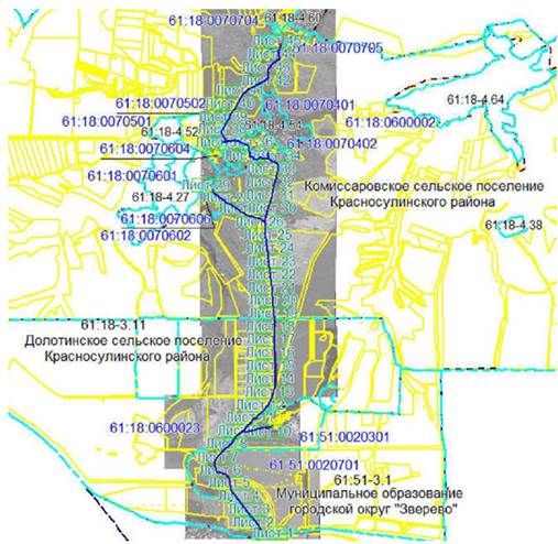 Постановление Правительства Ростовской области от 18.12.2025 N 260 "Об установлении публичного сервитута". Рис. 1
